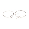 316L Surgical Stainless Steel Hoop Earring Findings STAS-G229-07P-01-2