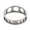 Non-Tarnish 201 Stainless Steel Finger Rings RJEW-G278-04P-3