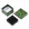 Flower Printed Cardboard Jewelry Boxes CBOX-T006-10E-4