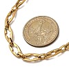 2Pcs 2 Styles 304 Stainless Steel Cross Link Chain Necklaces for Couple NJEW-JN05433-5