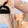 30Pcs UV Plating Opaque Acrylic Beads OACR-YW0004-16-6