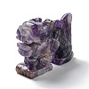 Natural Amethyste Carved Healing Dragon Figurines DJEW-F025-02A-2