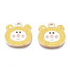 Alloy Enamel Pendants ENAM-N054-74E-2