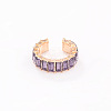 Alloy Rhinestone Cuff Earrings for Women WGFB2B6-04-1