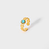 Round Synthetic Turquoise Ring VE0486-1-1