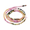 Natural Tourmaline Beads Strands G-P457-A01-14F-3