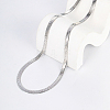 Stainless Steel Herringbone Chain Necklace for Women NW8434-2-2