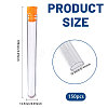 150Pcs Plastic Sewing Needle Organizers Tubes with Cap CON-CA0001-037A-2