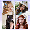 24Pcs 2Bags Cloth Butterfly Alligator Hair Clip FIND-CP0002-49B-6