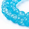 Crackle Glass Bead Strands X-CCG-E002-8mm-01-2