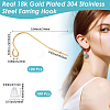 100Pcs 304 Stainless Steel Earring Hooks STAS-BBC0008-78A-2