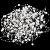 10 Strands Acrylic Imitation Pearl Beaded Trim Garland Strand OCOR-GF0001-45-03-5