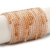 Heated Natural Citrine Beads Strands G-Q002-B04-04-2