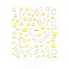 3D Gold Stamping Nail Decals Stickers MRMJ-R090-56-DP3199-1