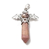 Natural Rhodonite Pendants G-B033-01P-07-2