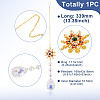 1Pc Alloy Wind Chime Ornament HJEW-TADJ0001-07A-2