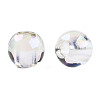 Transparent Resin European Beads RESI-N022-09B-01-1