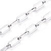 304 Stainless Steel Paperclip Chains CHS-D030-02P-5