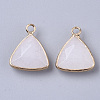 Natural White Jade Pendants G-S359-029F-2