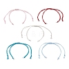 Polyester Cord Braided Bracelet Making AJEW-JB01377-1