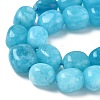 Dyed Natural Malaysia Jade Beads Strands G-P528-I14-01-3