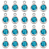 20Pcs Faceted Glass Charms RGLA-TADJ0001-01J-2