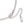 3MM 304 Stainless Steel Curb Chain Necklaces NJEW-N059-01P-2