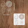 Plastic Reusable Drawing Painting Stencils Templates DIY-WH0172-934-2