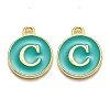 Golden Plated Alloy Enamel Charms LS-ENAM-Q437-15C-1