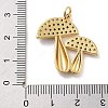 Rack Plating Brass Micro Pave Cubic Zirconia Pendants KK-Z071-82G-02-3