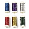 6 Rolls 6 Colors Baking Paint Iron Wire MW-K001-0.4mm-1