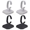 4Pcs 2 Colors Velvet Bracelet Display Stands BDIS-FG0001-07-1