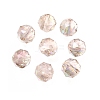 Electroplate Transparent Round Glass Beads GL-CBA6A73-AB04-1