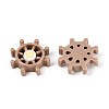 Gear Opaque Resin Cabochons CRES-T025-36-2