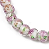Handmade Glod Sand Lampwork Beads Strands LAMP-B028-03J-10mm-3