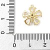 Brass Micro Pave Cubic Zirconia Pendants KK-S514-02B-G-3