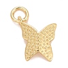 Rack Plating Real 18K Gold Plated Brass Pendants KK-E275-09G-2