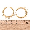 304 Stainless Steel Hoop Earring Findings STAS-D183-02D-G-2