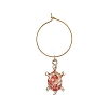 Alloy Enamel Wine Glass Charms AJEW-JO00173-2