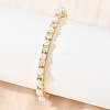 Brass Pave Clear Cubic Zirconia Tennis Bracelets for Women KK-CBA68DA-08G-2