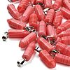 Synthetic Rhodochrosite Pendants G-Z067-07P-18-1