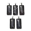 Natural Black Banded Agate Pendants GG-CBAA0EE-01P-11-1