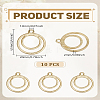 10Pcs Alloy Pendants FIND-LP0005-43-2