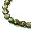 Handmade Millefiori Lampwork Beads Strands LAMP-G164-12D-3