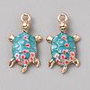 Alloy Enamel Pendants FIND-CJC0027-01G-04-1