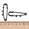 Ion Plating(IP) 304 Stainless Steel Safety Pins Brooch Findings STAS-K252-05A-EB-3