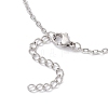 304 Stainless Steel Cross Link Bracelets for Women BJEW-JB12360-01-5