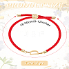 1Pc Adjustable Nylon Cord Slider Bracelets for Women BJEW-LP0001-32D-02-2