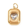 304 Stainless Steel Glass Pendants LS-STAS-K307-13G-1