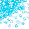100Pcs 5 Styles Transparent Acrylic Beads TACR-TA0001-54C-3